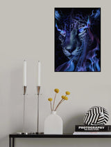 Mystical Tiger Darkness Poster och Canvastavla