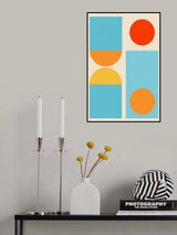 Bright Minimal Shapes Series #4 Poster och Canvastavla