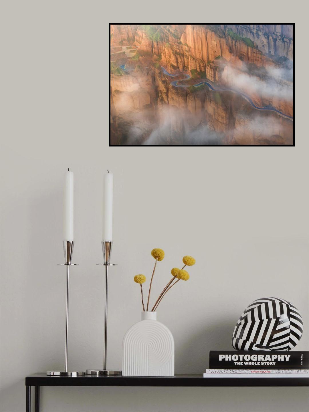 Mountain road Poster och Canvastavla