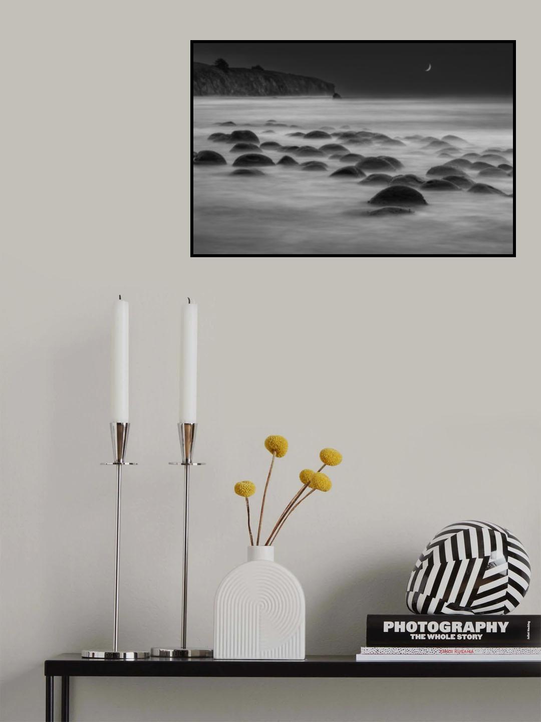 Bowling Ball Beach Poster och Canvastavla