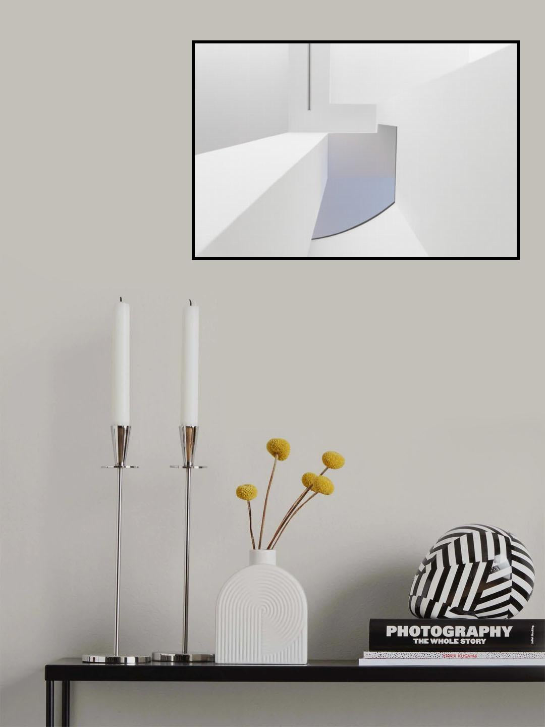 Central blue Poster och Canvastavla