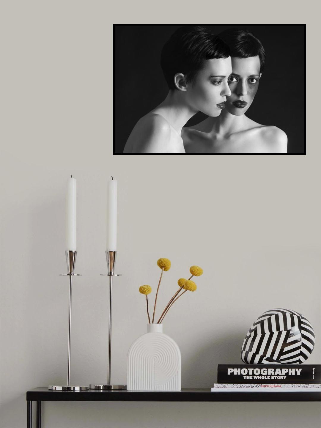 Double Exposure Poster och Canvastavla