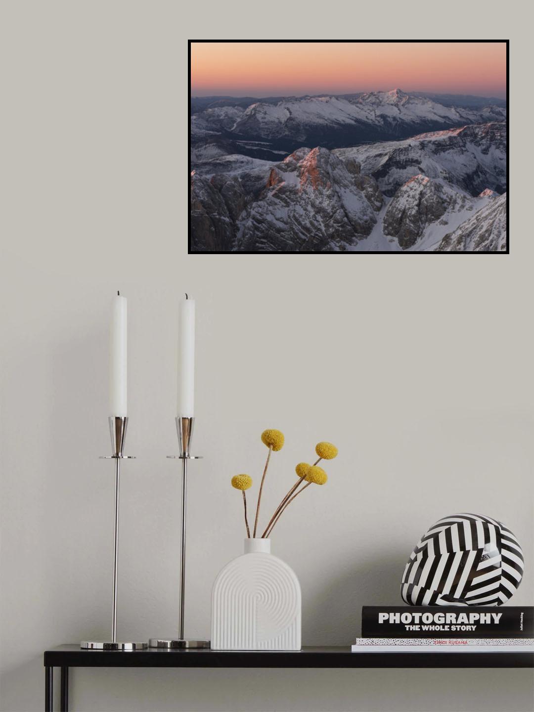 A Cold Sunrise Poster och Canvastavla