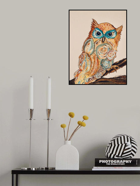 Wise Owl Poster och Canvastavla
