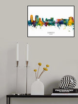 Cannock England Skyline Poster och Canvastavla