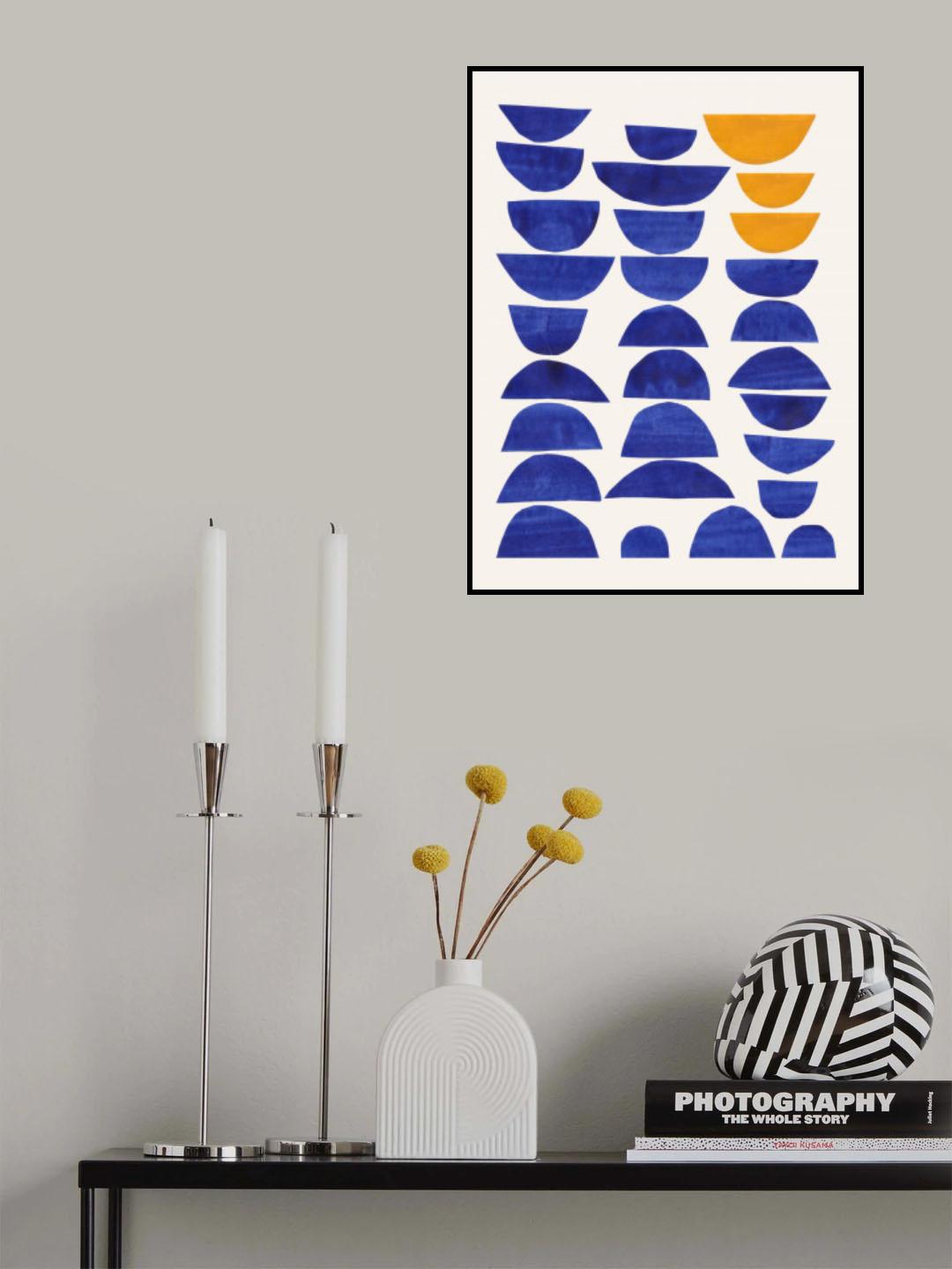 Sunset Waves Poster och Canvastavla