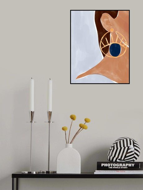 Evil Eye Earing Poster och Canvastavla