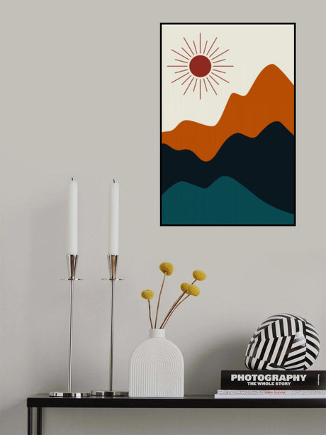 Boho Mountain Series #2 Poster och Canvastavla