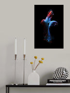 Betta Fish - Betta Flowers Poster och Canvastavla