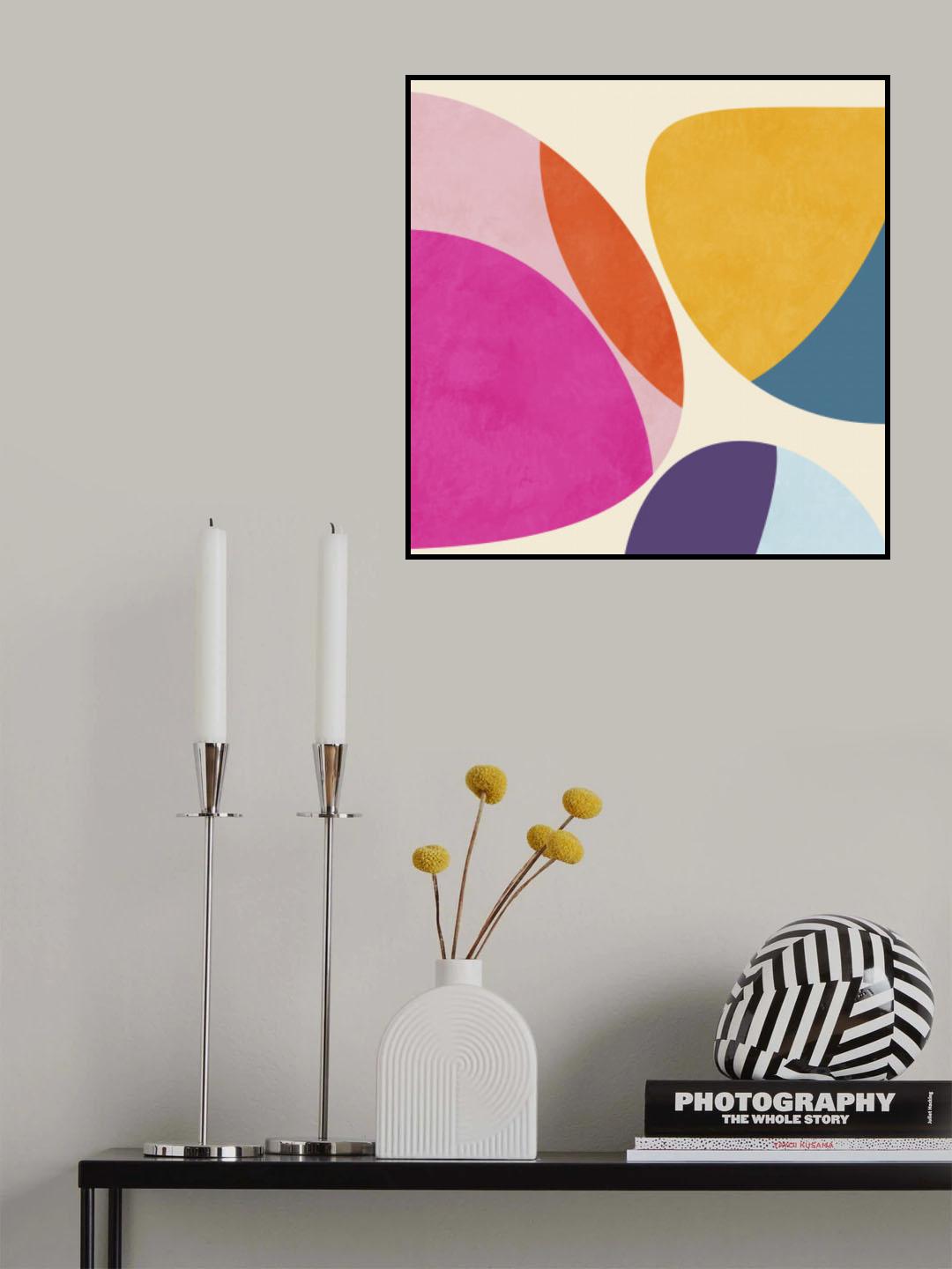Pattern3 Mid Bunt 3 Poster och Canvastavla