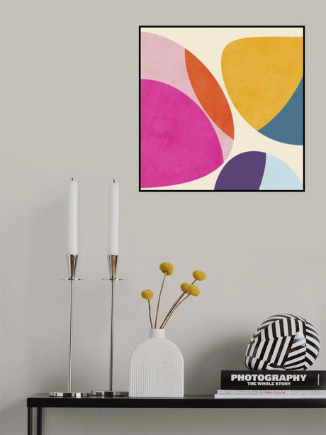 Pattern3 Mid Bunt 3 Poster och Canvastavla