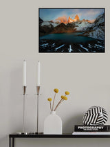 The snow-capped mountains Poster och Canvastavla