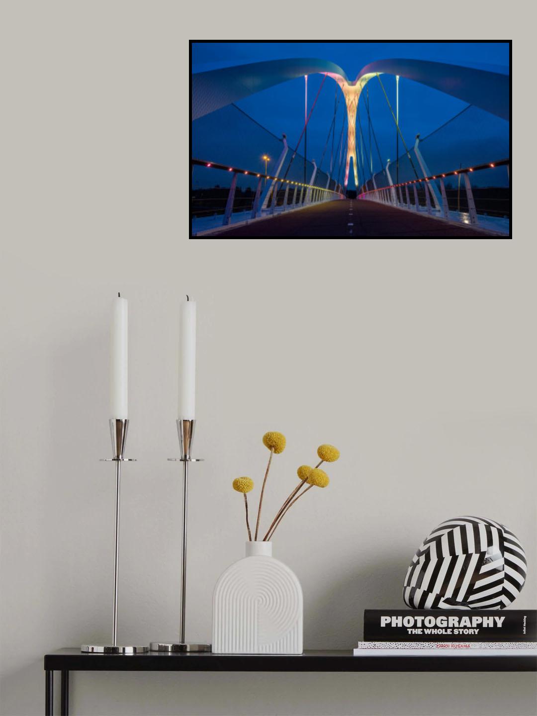 Tegenbosch Blue Poster och Canvastavla
