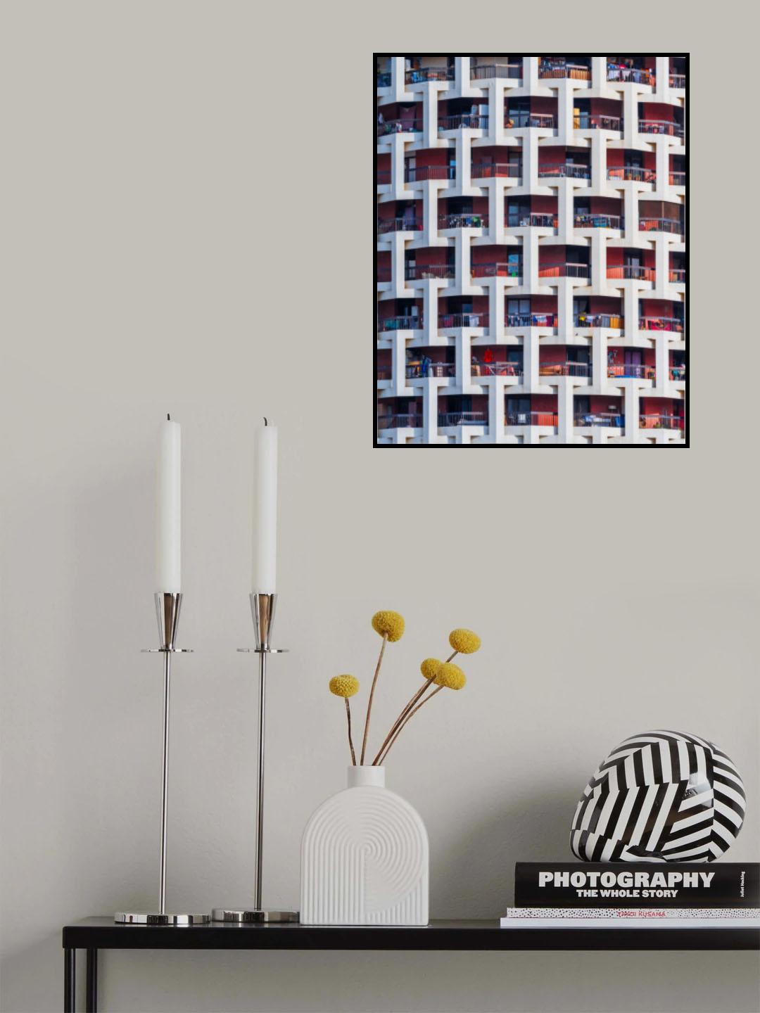 The interlocking cubes Poster och Canvastavla