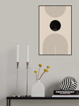 Black Arch Line Art Poster och Canvastavla