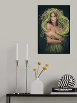 Lorena in green Poster och Canvastavla