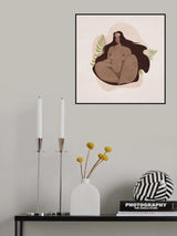 Beautiful Curvy B Lady 03 Poster och Canvastavla