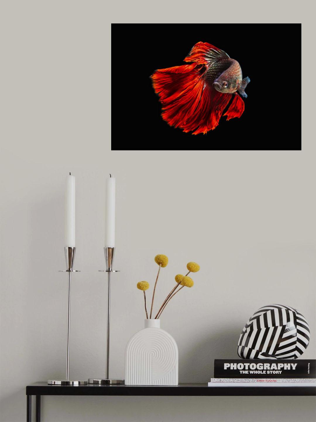 Angry fish Poster och Canvastavla