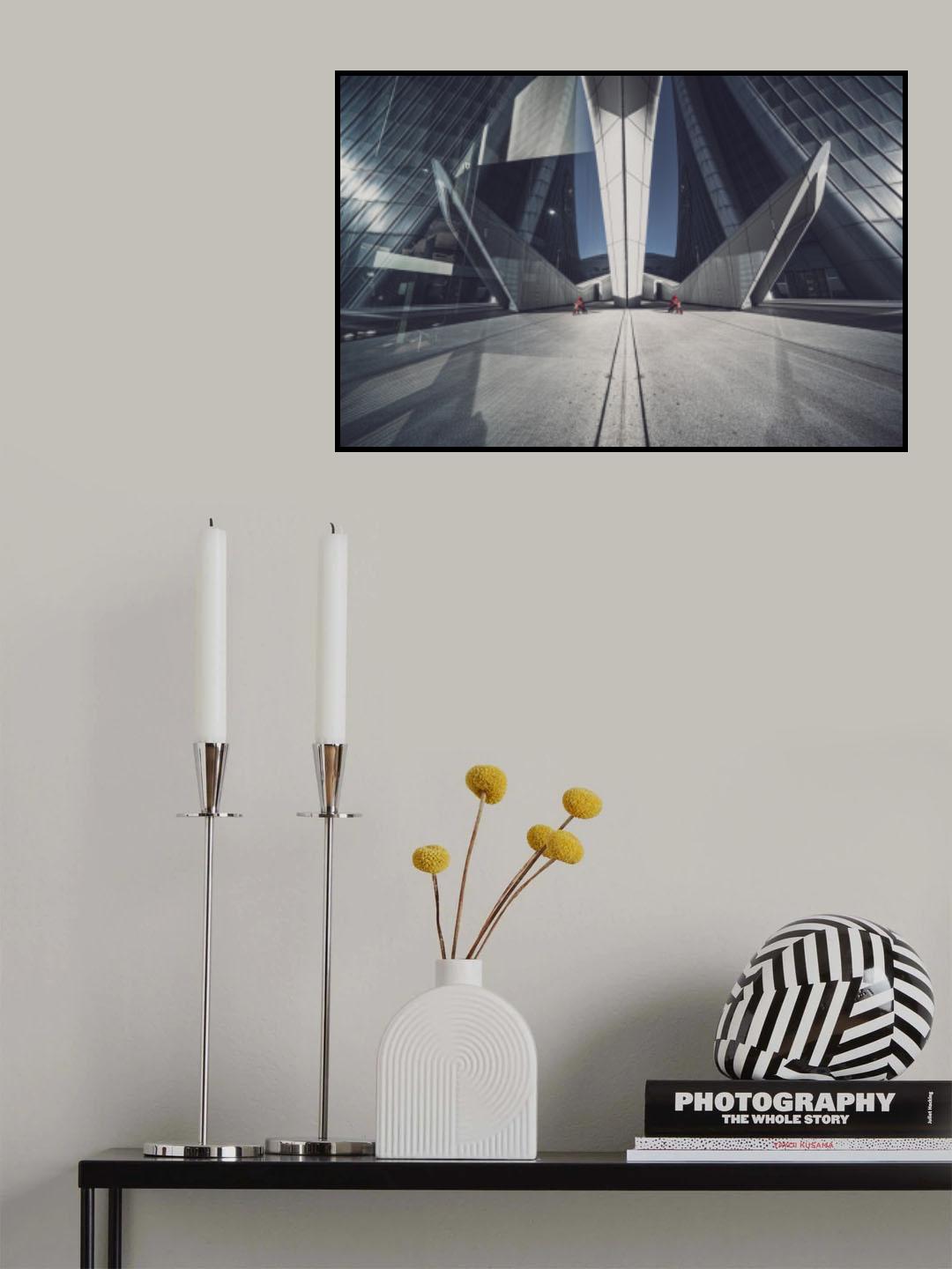 City life reflections Poster och Canvastavla