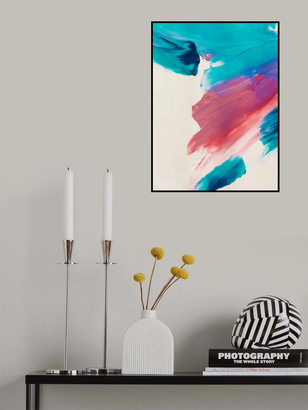 Abstract 33 Poster och Canvastavla