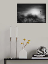 Everything changes like the shoreline and the sea Poster och Canvastavla
