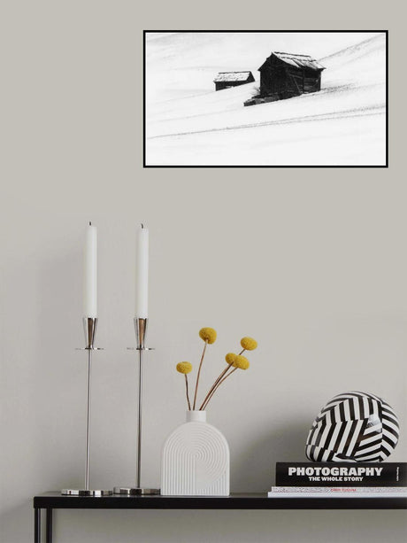 first snow Poster och Canvastavla