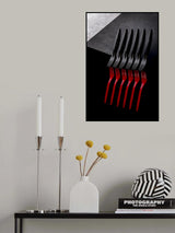 Red and black Poster och Canvastavla