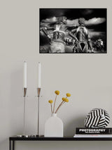 bull jumping series 6 Poster och Canvastavla