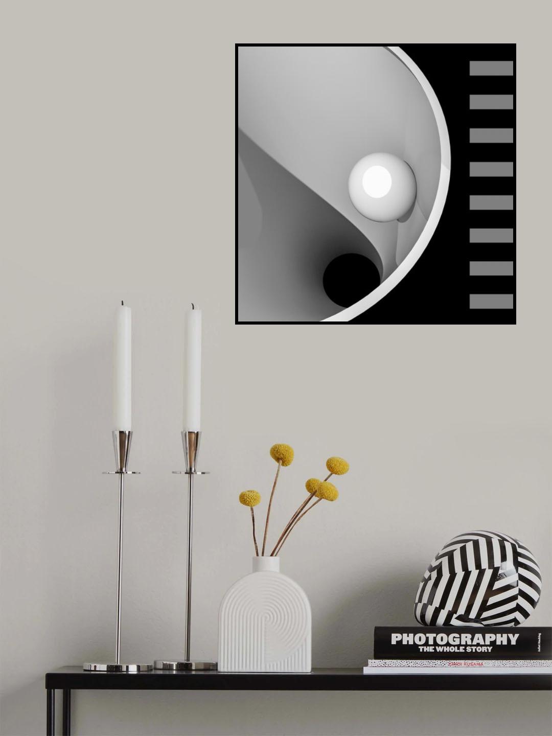 Ball and Strips Poster och Canvastavla