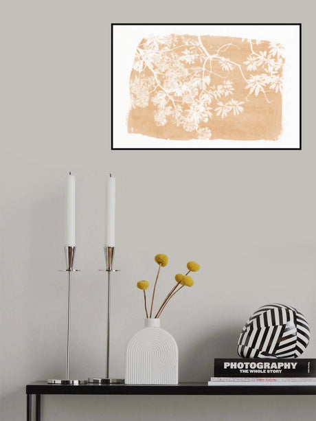 Orange Tree Foliage Silhouette Poster och Canvastavla