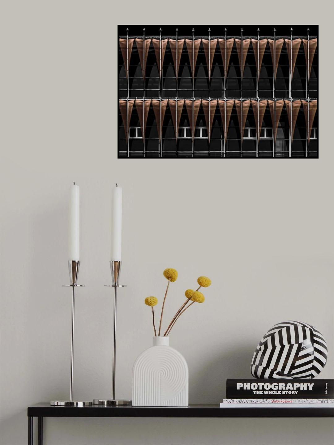 Triangle wall Poster och Canvastavla