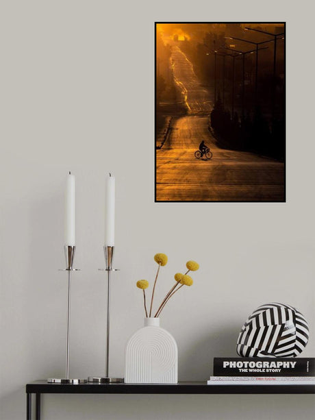 On the way to work Poster och Canvastavla