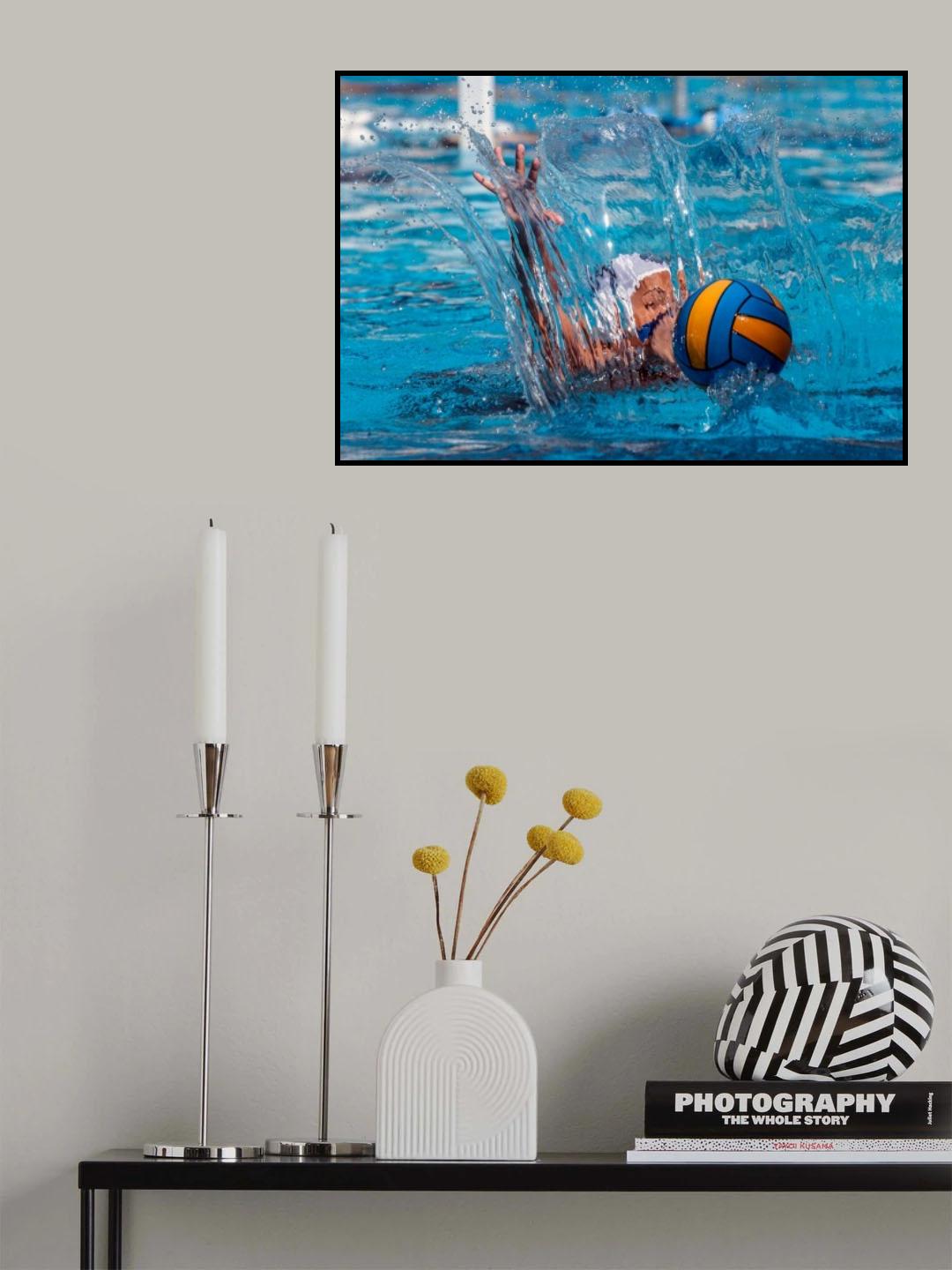 waterpolo Poster och Canvastavla