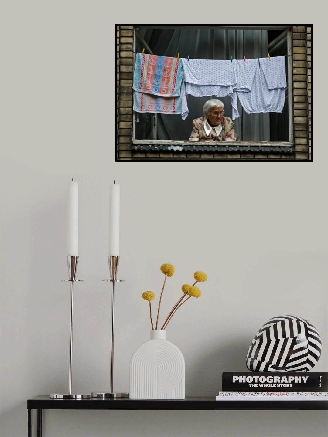 Window to the world. Poster och Canvastavla