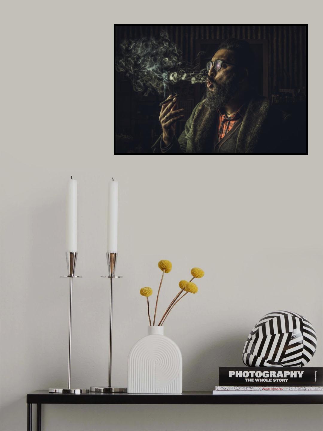 Circle of Smoke Poster och Canvastavla