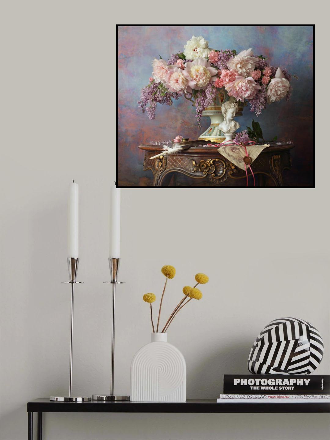 Still life with flowers Poster och Canvastavla