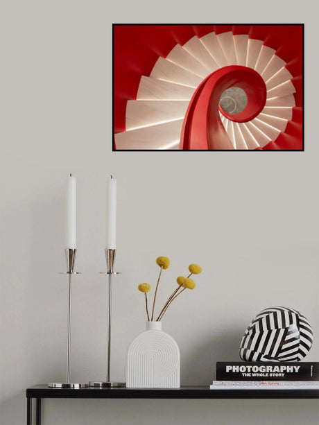 Spiral staircase Poster och Canvastavla