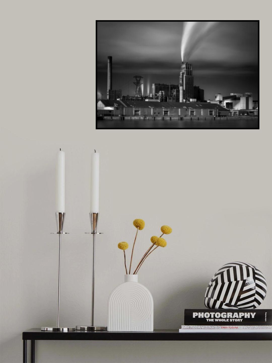 Emissions Poster och Canvastavla