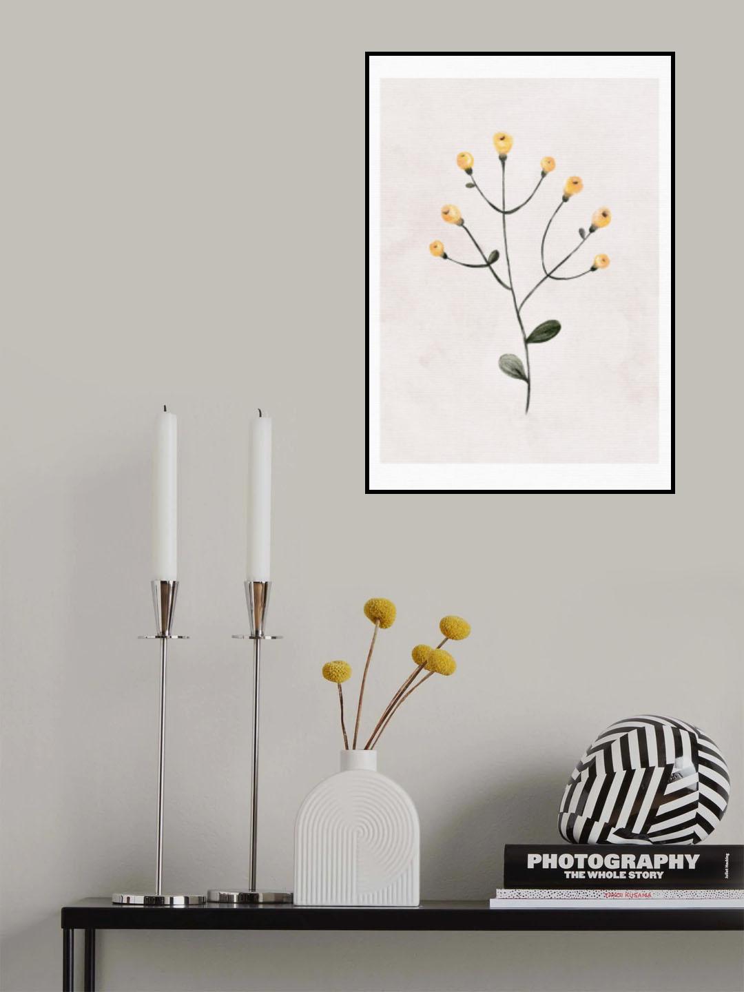 Yellow Treasure Poster och Canvastavla