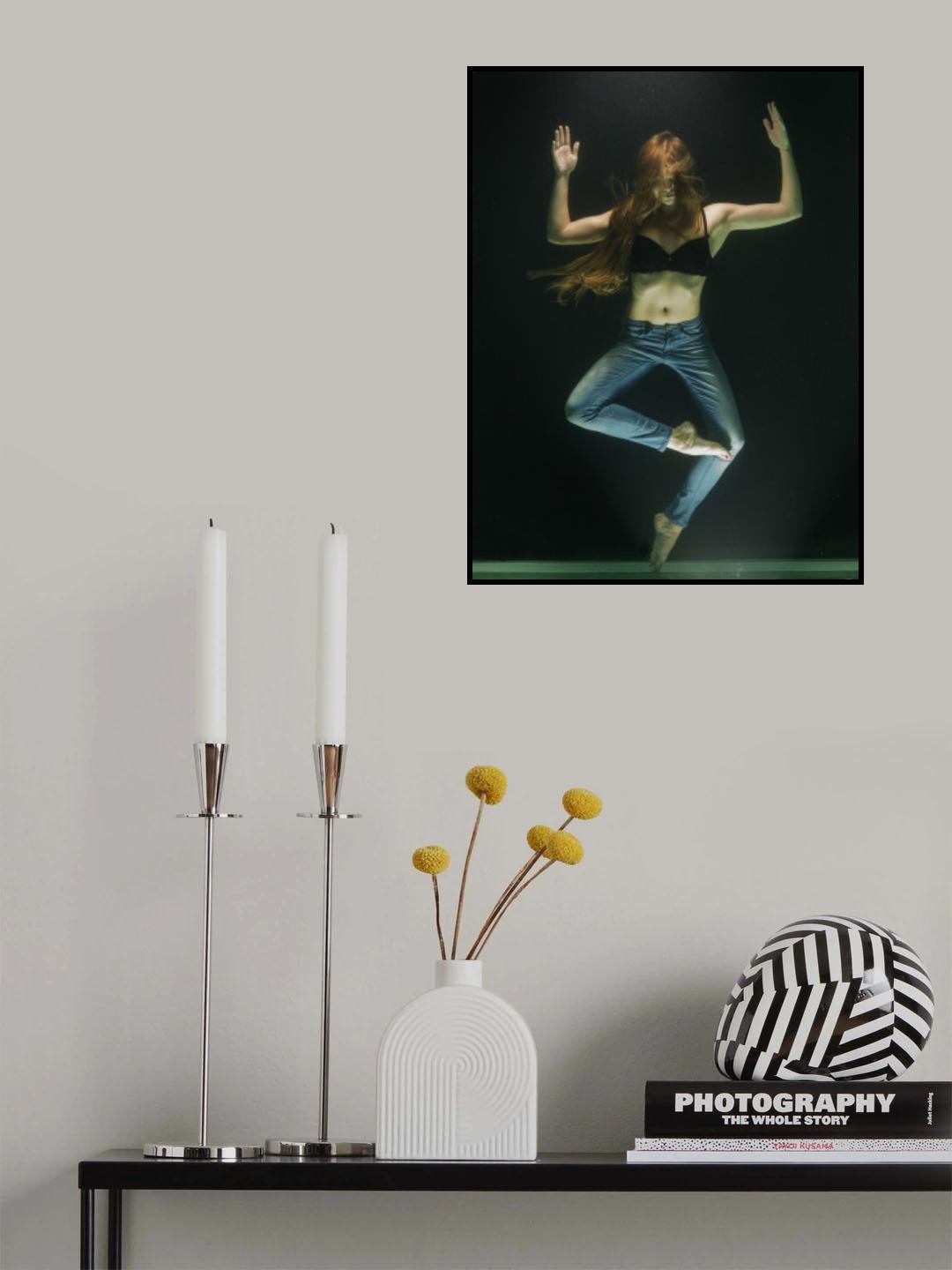underwater artistic portrait shooting Poster och Canvastavla