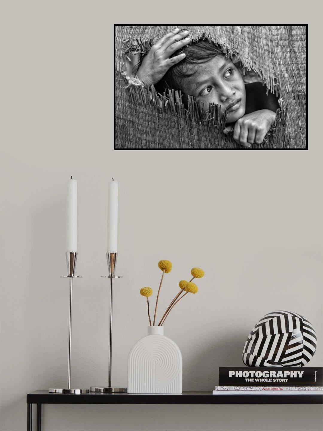 I see the world here. Poster och Canvastavla