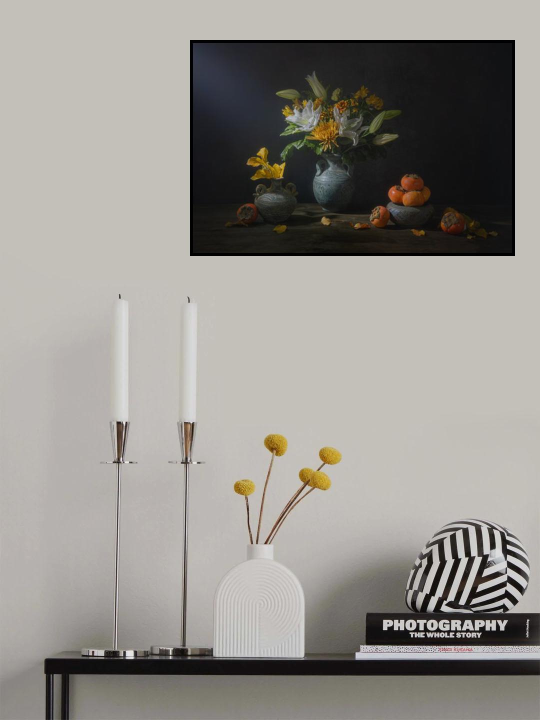 Persimmon Harvest Poster och Canvastavla