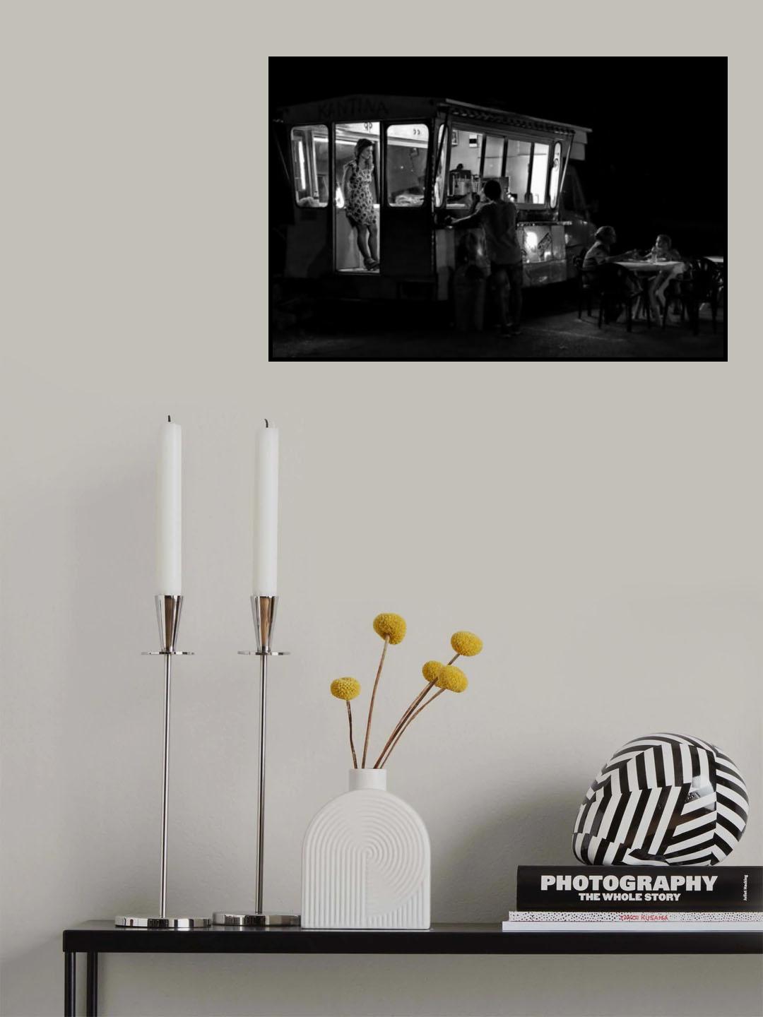 night at the kiosk Poster och Canvastavla