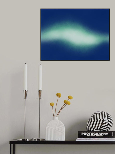 Beige Cosmic Swirl Poster och Canvastavla