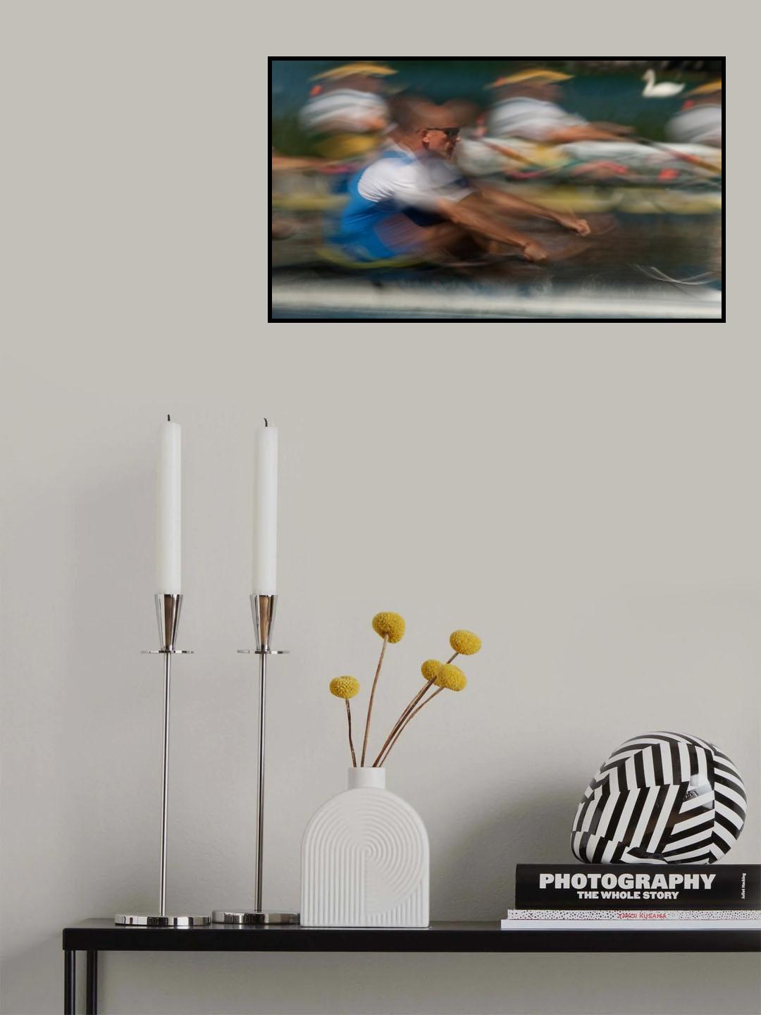 Swam race Poster och Canvastavla