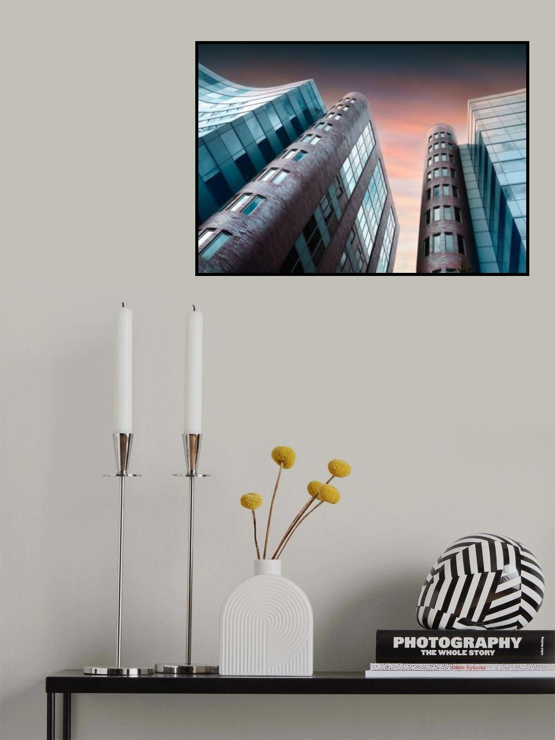 Office Building Poster och Canvastavla