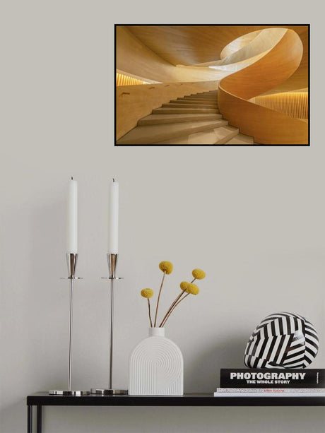 Beautiful Staircase Poster och Canvastavla