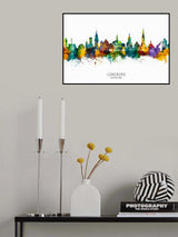 Lüneburg Germany Skyline Poster och Canvastavla