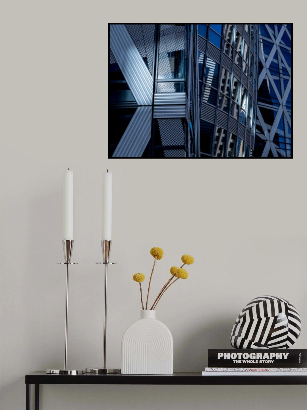 Light &amp; Crossing Poster och Canvastavla