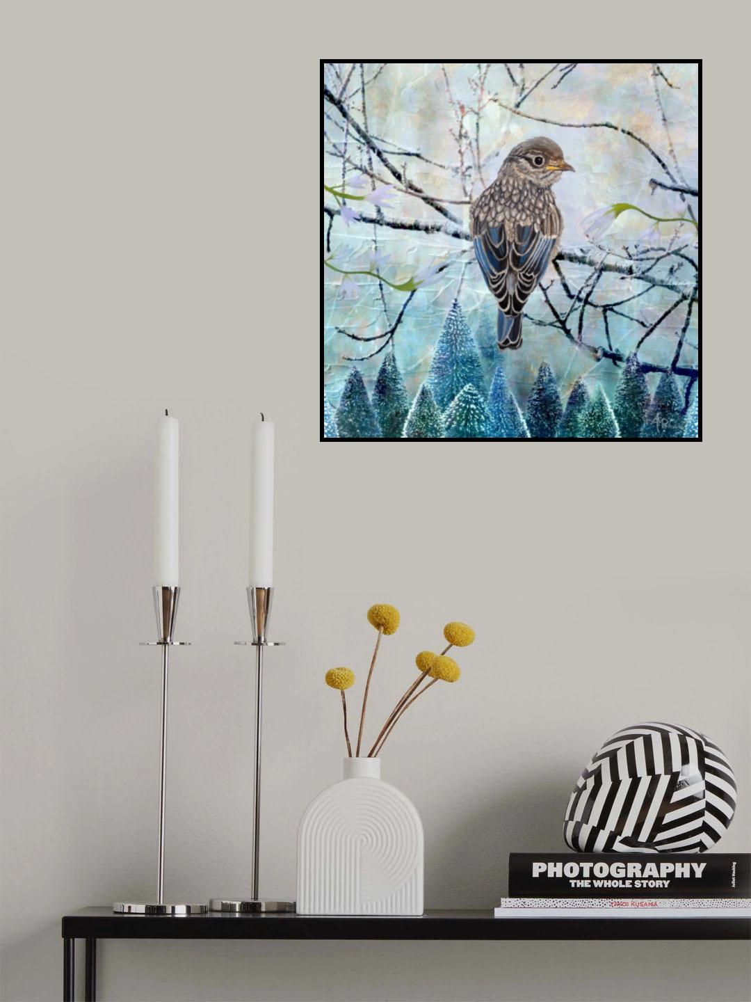 Winter Glow Poster och Canvastavla